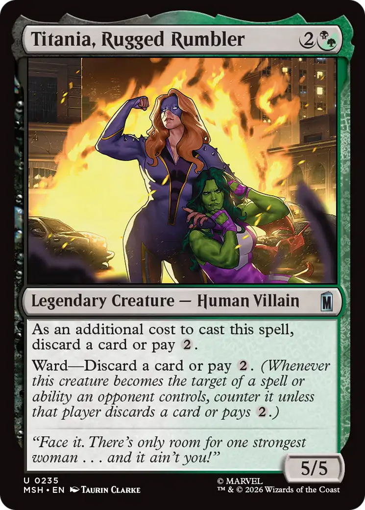 Titania, Rugged Rumbler [Marvel Super Heroes] | Gear Gaming Fayetteville
