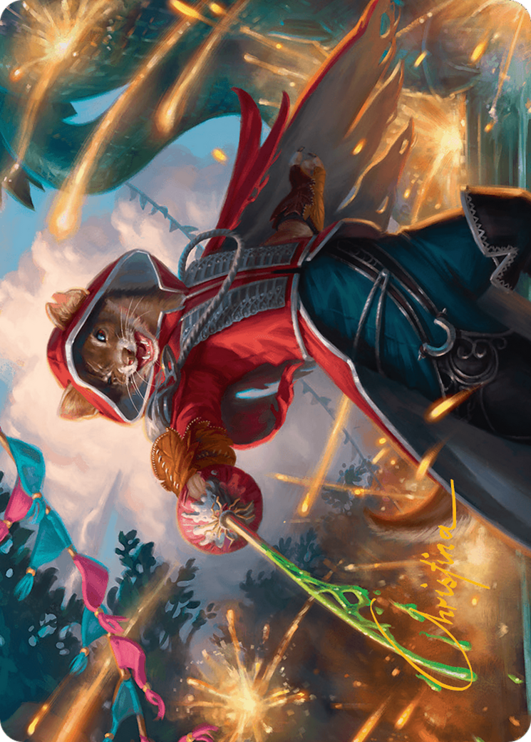 The Infamous Cruelclaw Art Card (Gold-Stamped Signature) [Bloomburrow Art Series] | Gear Gaming Fayetteville