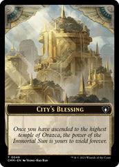 City's Blessing // Rat Double-Sided Token [Commander Masters Tokens] | Gear Gaming Fayetteville