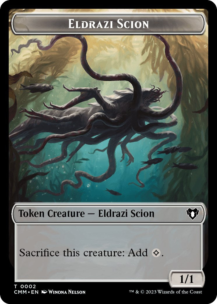 Eldrazi Scion // Phyrexian Beast Double-Sided Token [Commander Masters Tokens] | Gear Gaming Fayetteville