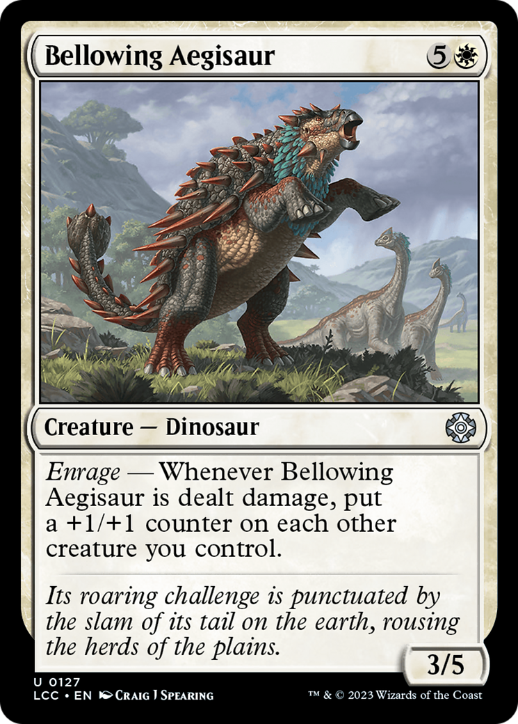 Bellowing Aegisaur [The Lost Caverns of Ixalan Commander] | Gear Gaming Fayetteville