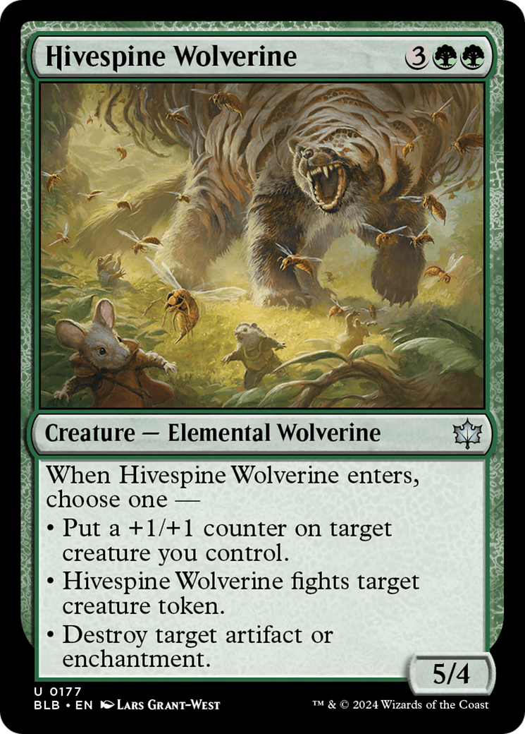 Hivespine Wolverine [Bloomburrow] | Gear Gaming Fayetteville