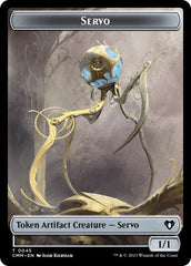 Servo // Construct (0041) Double-Sided Token [Commander Masters Tokens] | Gear Gaming Fayetteville