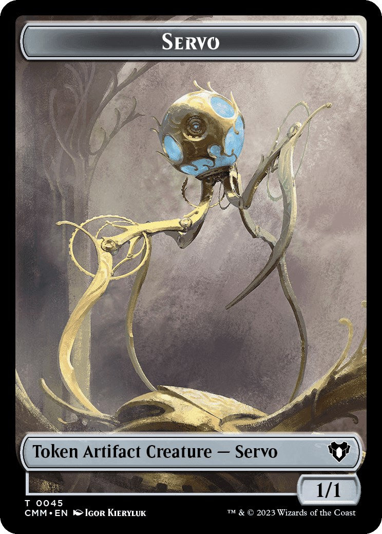 Servo // Ogre Double-Sided Token [Commander Masters Tokens] | Gear Gaming Fayetteville