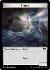 Spirit (0010) // Satyr Double-Sided Token [Commander Masters Tokens] | Gear Gaming Fayetteville