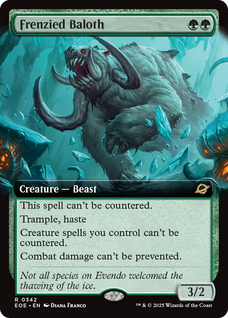 Frenzied Baloth (Extended Art) [Edge of Eternities] | Gear Gaming Fayetteville