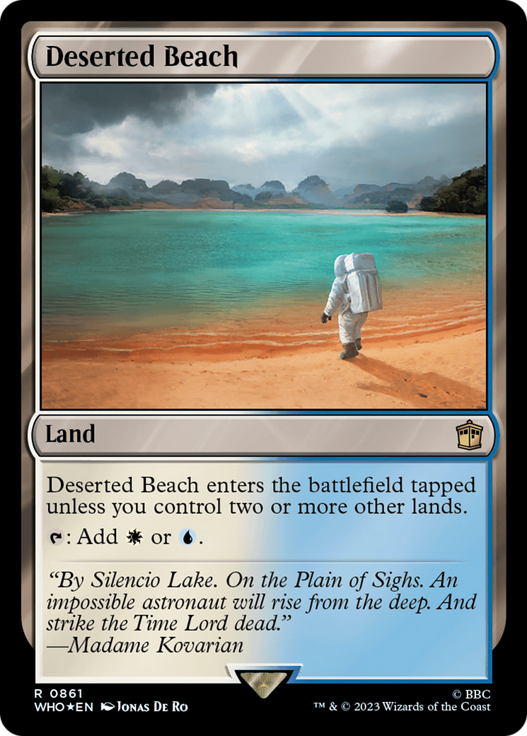 Deserted Beach (Surge Foil) [Doctor Who] | Gear Gaming Fayetteville