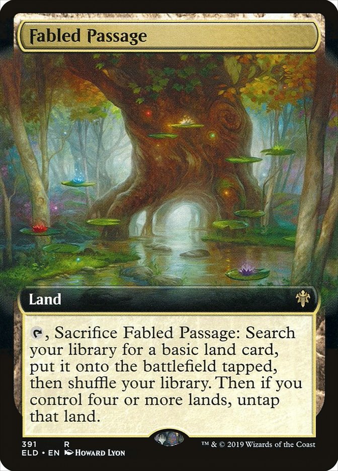 Fabled Passage (Extended Art) [Throne of Eldraine] | Gear Gaming Fayetteville