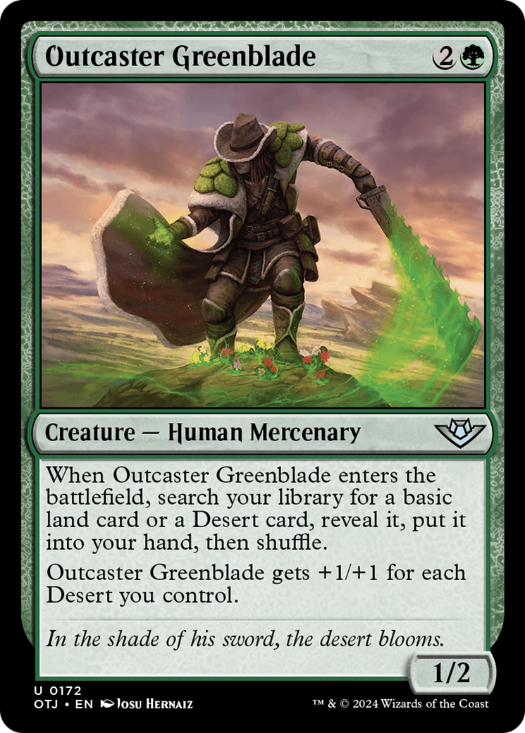 Outcaster Greenblade [Outlaws of Thunder Junction] | Gear Gaming Fayetteville