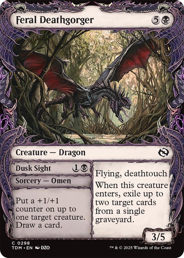 Feral Deathgorger (Showcase) [Tarkir: Dragonstorm] | Gear Gaming Fayetteville