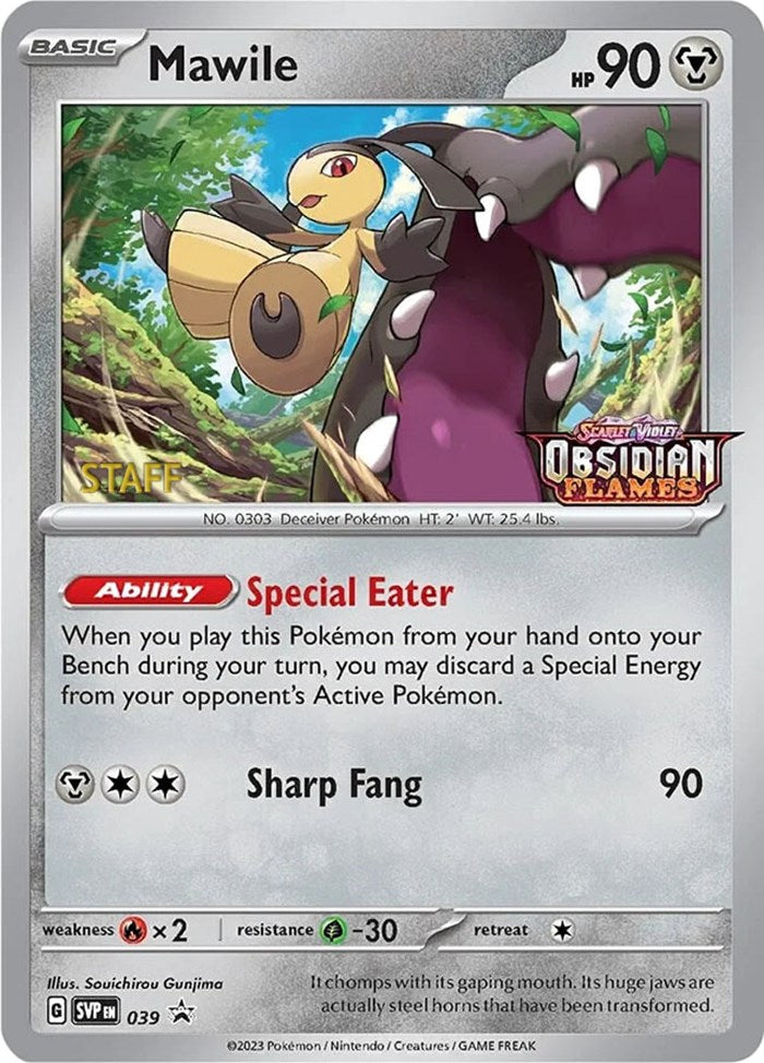 Mawile (039) (Stamped) (Staff) [Scarlet & Violet: Black Star Promos] | Gear Gaming Fayetteville