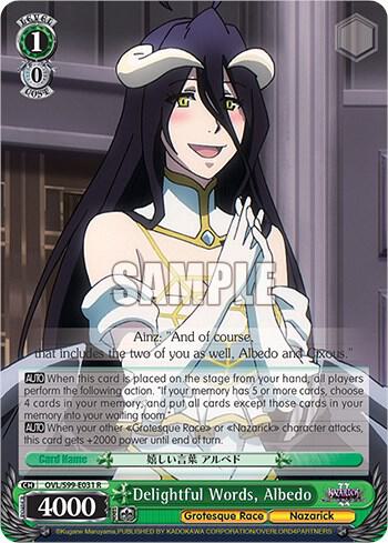 Delightful Words, Albedo - [Nazarick: Tomb of the Undead Vol.2] | Gear Gaming Fayetteville