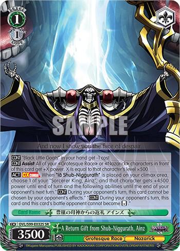 A Return Gift from Shub-Niggurath, Ainz (SR) - [Nazarick: Tomb of the Undead Vol.2] | Gear Gaming Fayetteville