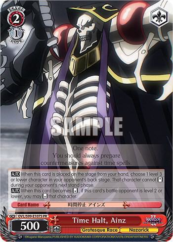Time Halt, Ainz (Foil) - [Nazarick: Tomb of the Undead Vol.2] | Gear Gaming Fayetteville