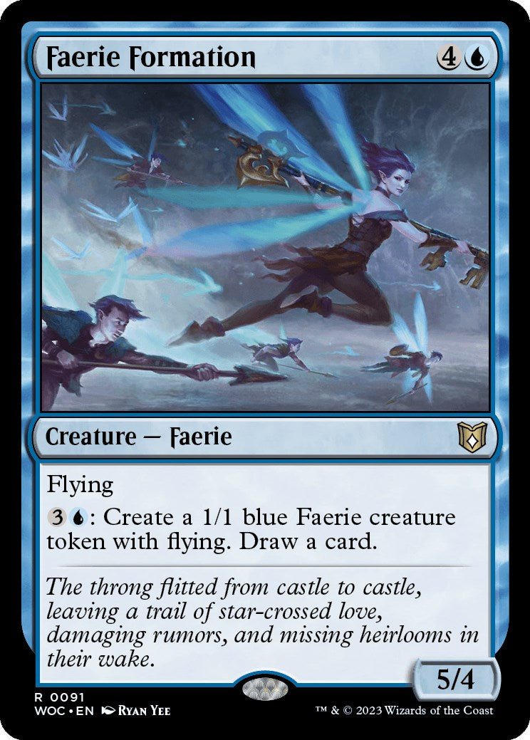 Faerie Formation [Wilds of Eldraine Commander] | Gear Gaming Fayetteville