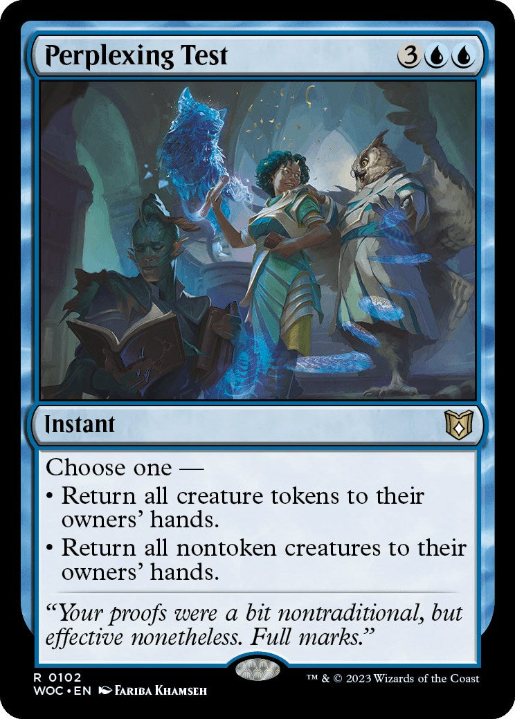 Perplexing Test [Wilds of Eldraine Commander] | Gear Gaming Fayetteville