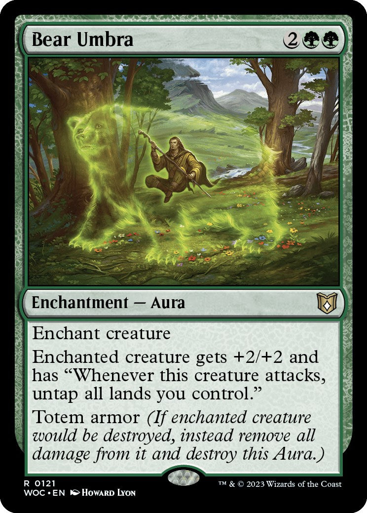 Bear Umbra [Wilds of Eldraine Commander] | Gear Gaming Fayetteville