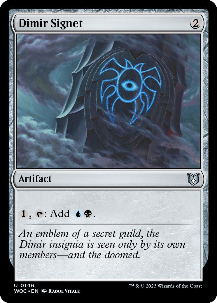 Dimir Signet [Wilds of Eldraine Commander] | Gear Gaming Fayetteville