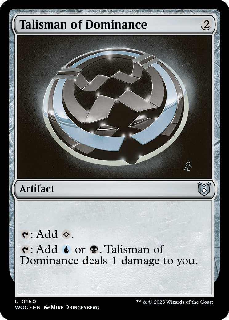 Talisman of Dominance [Wilds of Eldraine Commander] | Gear Gaming Fayetteville