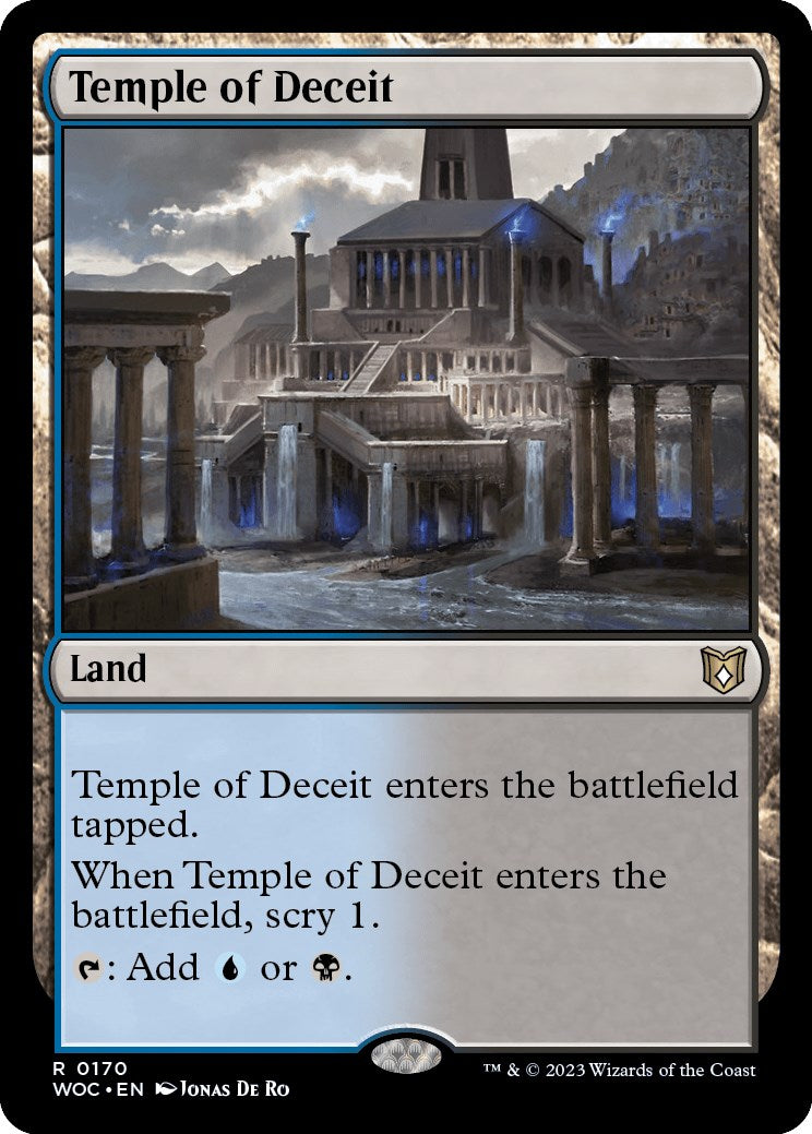 Temple of Deceit [Wilds of Eldraine Commander] | Gear Gaming Fayetteville