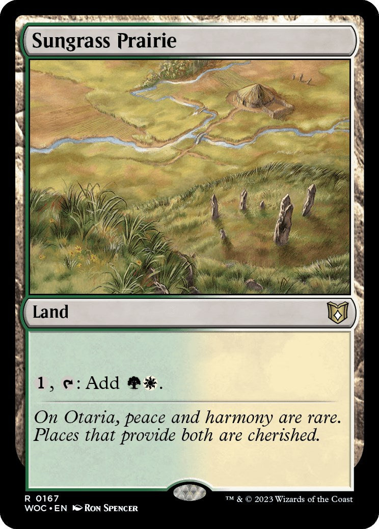 Sungrass Prairie [Wilds of Eldraine Commander] | Gear Gaming Fayetteville