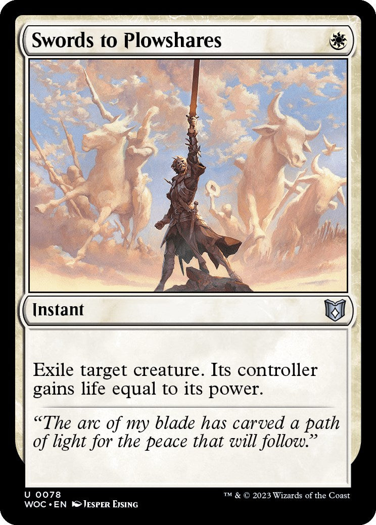 Swords to Plowshares [Wilds of Eldraine Commander] | Gear Gaming Fayetteville