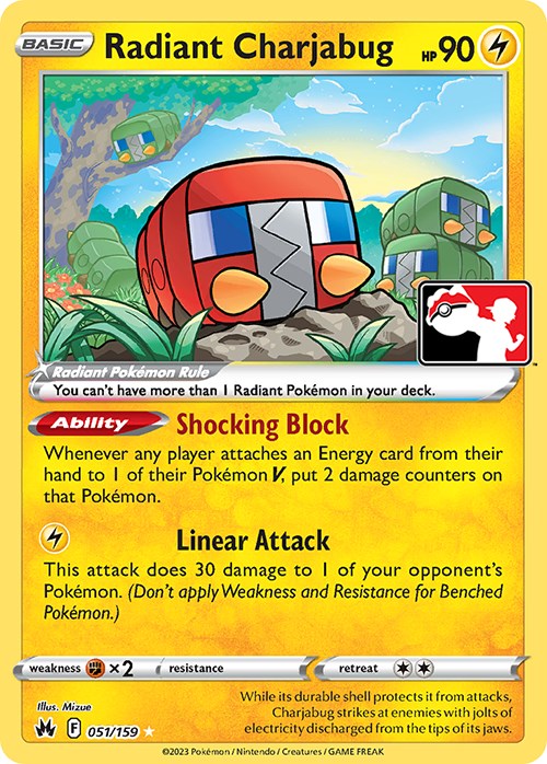 Radiant Charjabug (051/159) [Prize Pack Series Three] | Gear Gaming Fayetteville