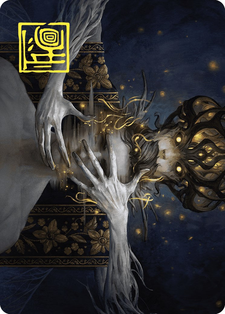 Ego Drain Art Card (Gold-Stamped Signature) [Wilds of Eldraine Art Series] | Gear Gaming Fayetteville