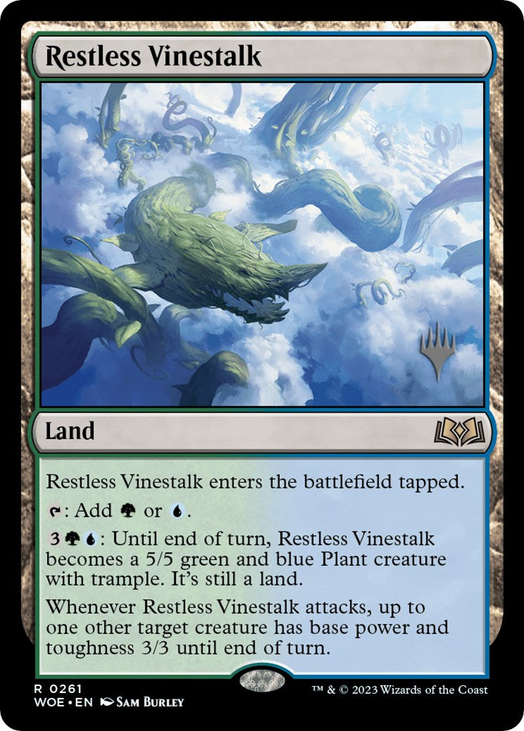 Restless Vinestalk (Promo Pack) [Wilds of Eldraine Promos] | Gear Gaming Fayetteville