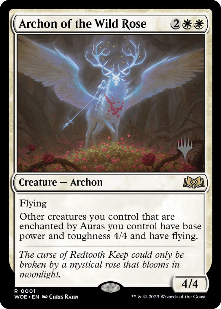 Archon of the Wild Rose (Promo Pack) [Wilds of Eldraine Promos] | Gear Gaming Fayetteville