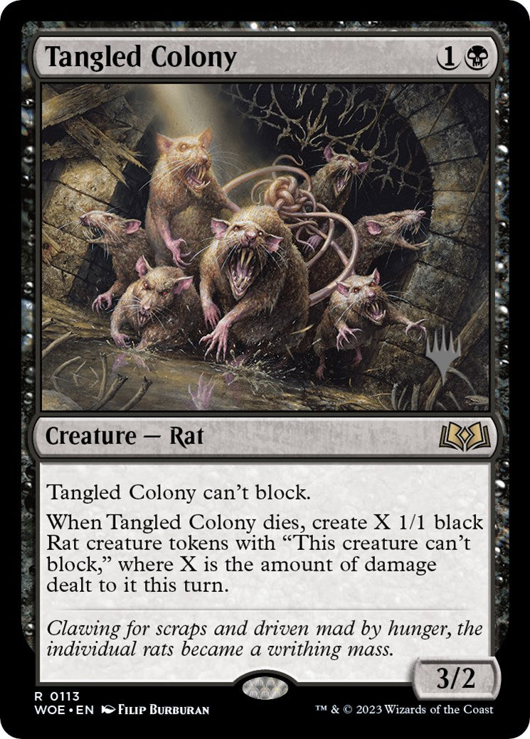 Tangled Colony (Promo Pack) [Wilds of Eldraine Promos] | Gear Gaming Fayetteville