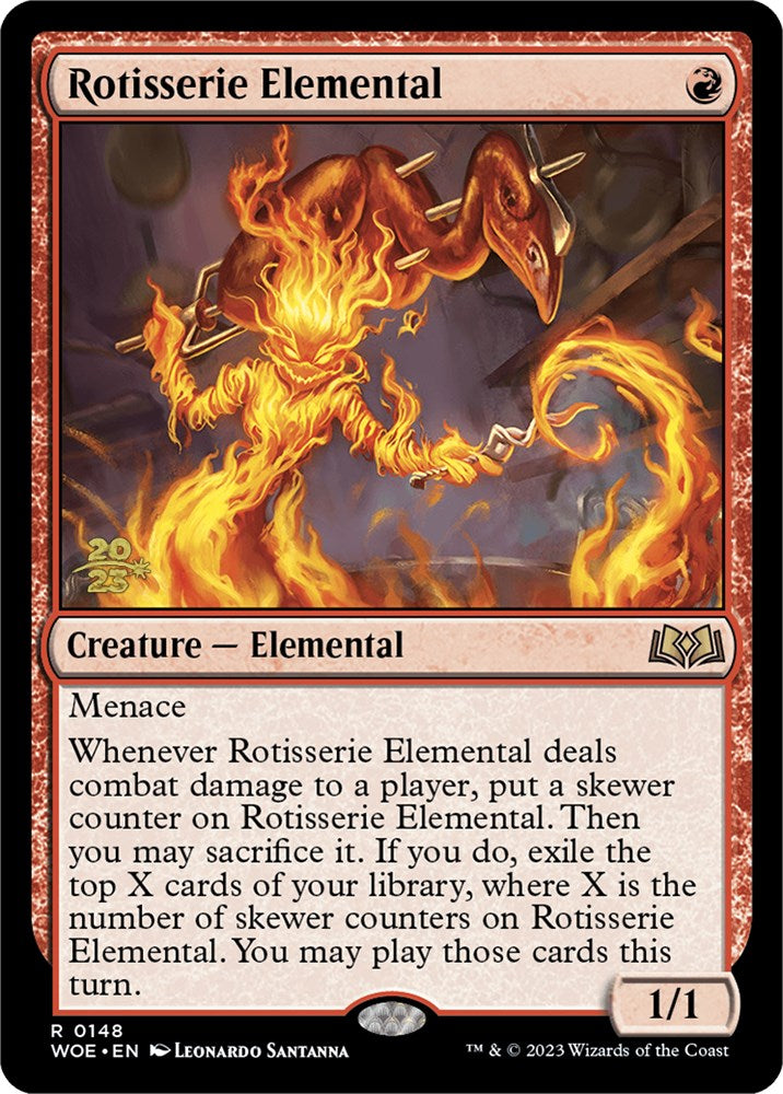 Rotisserie Elemental [Wilds of Eldraine Prerelease Promos] | Gear Gaming Fayetteville