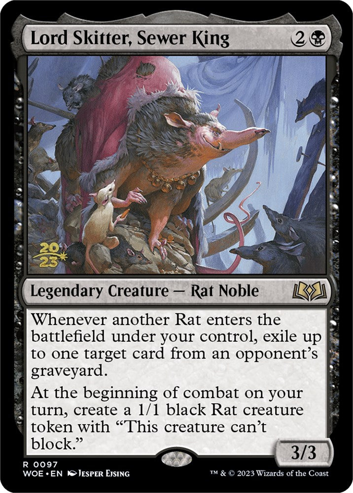 Lord Skitter, Sewer King [Wilds of Eldraine Prerelease Promos] | Gear Gaming Fayetteville