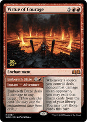 Virtue of Courage //Embereth Blaze (Promo Pack) [Wilds of Eldraine Promos] | Gear Gaming Fayetteville