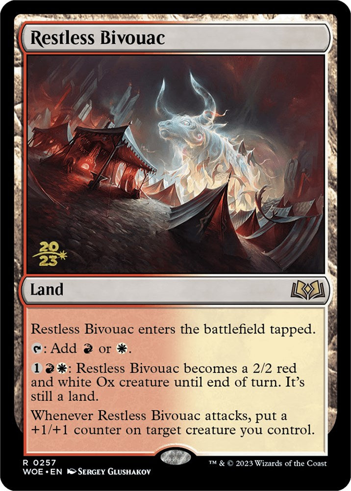 Restless Bivouac [Wilds of Eldraine Prerelease Promos] | Gear Gaming Fayetteville