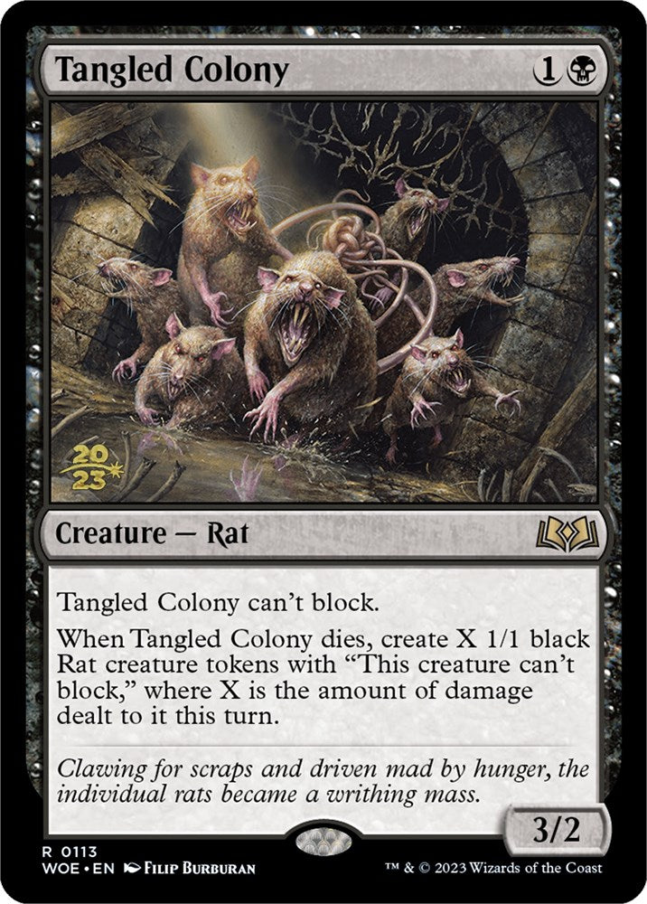 Tangled Colony [Wilds of Eldraine Prerelease Promos] | Gear Gaming Fayetteville