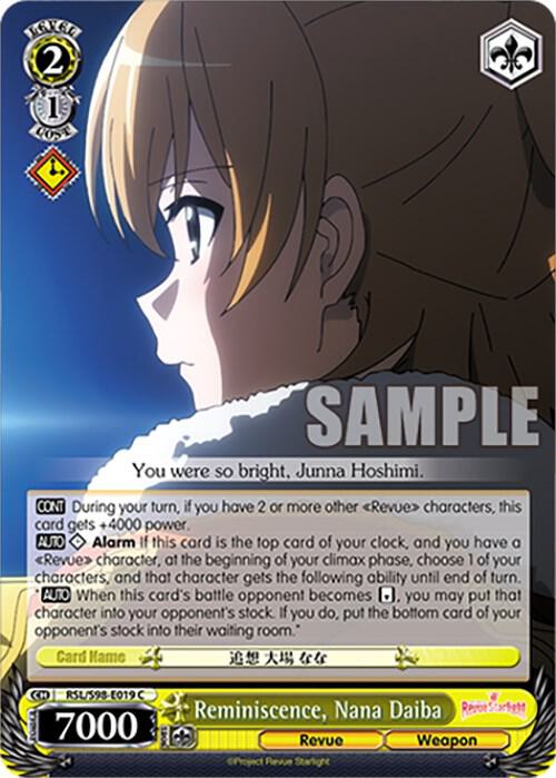 Reminiscence, Nana Daiba - [Revue Starlight The Movie] | Gear Gaming Fayetteville