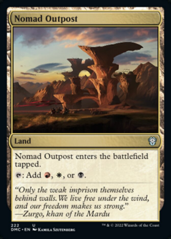 Nomad Outpost [Dominaria United Commander] | Gear Gaming Fayetteville