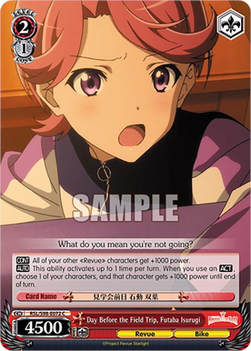 Day Before the Field Trip, Futaba Isurugi - [Revue Starlight The Movie] | Gear Gaming Fayetteville