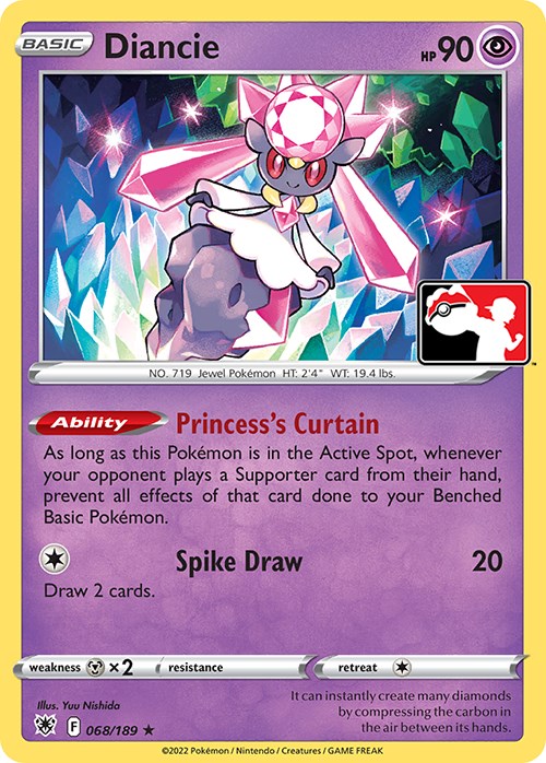 Diancie (068/189) [Prize Pack Series Three] | Gear Gaming Fayetteville