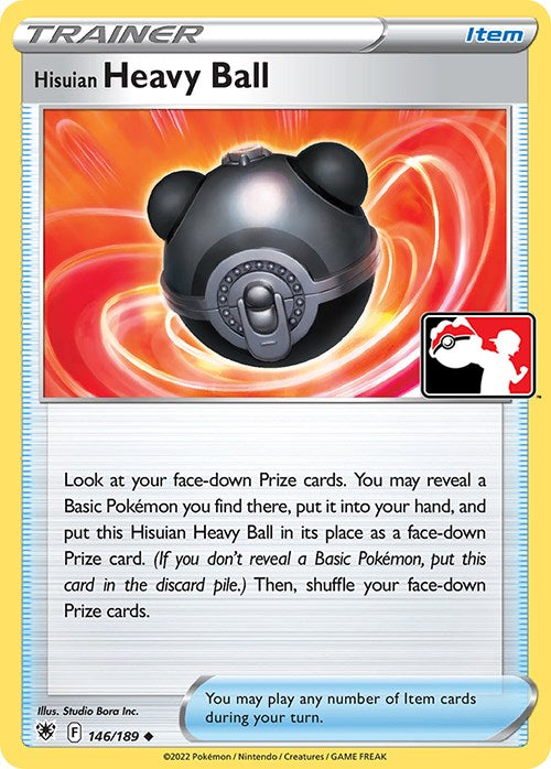 Hisuian Heavy Ball (146/189) [Prize Pack Series Three] | Gear Gaming Fayetteville