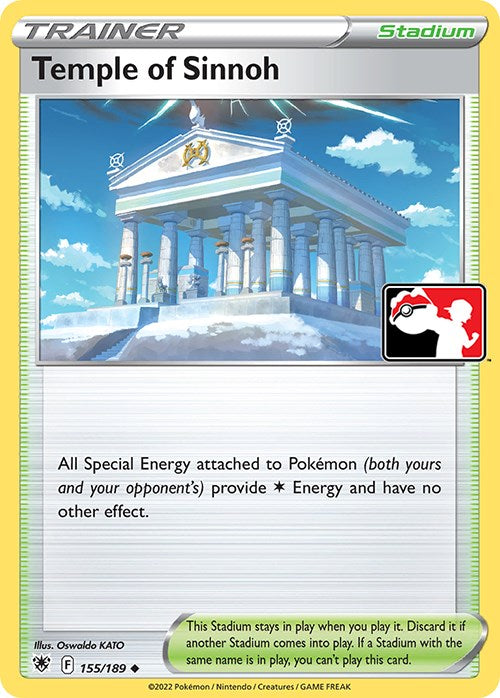 Temple of Sinnoh (155/189) [Prize Pack Series Three] | Gear Gaming Fayetteville