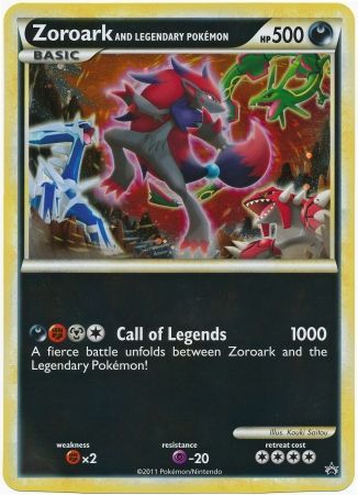 Zoroark and Legendary Pokemon (Jumbo Card) [Miscellaneous Cards] | Gear Gaming Fayetteville