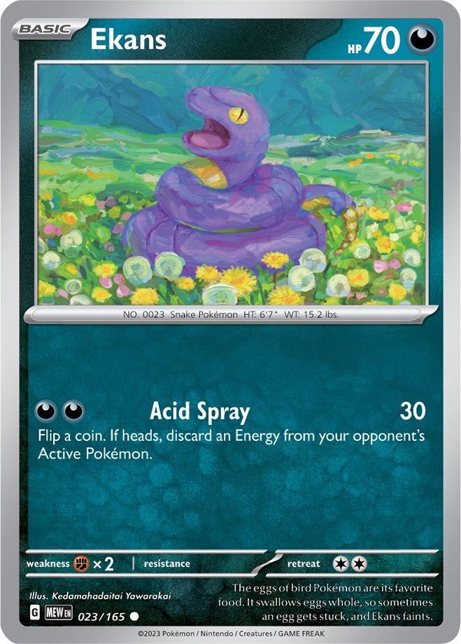 Ekans (023/165) [Scarlet & Violet 151] | Gear Gaming Fayetteville
