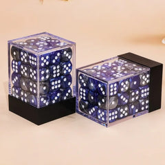 (Dark Blue + Black) 12mm D6 block of 36 dice | Gear Gaming Fayetteville