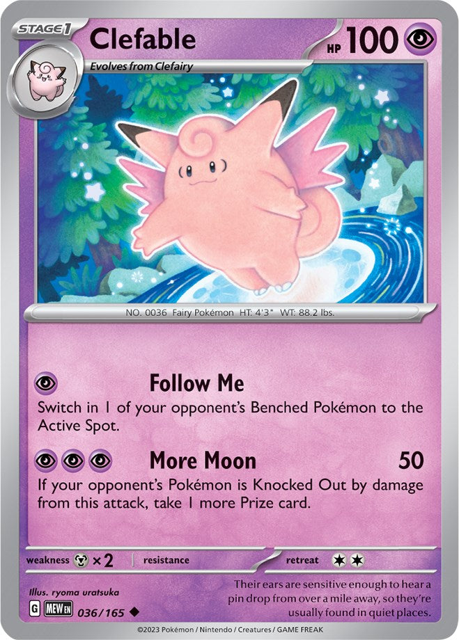 Clefable (036/165) [Scarlet & Violet 151] | Gear Gaming Fayetteville