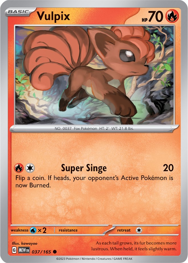 Vulpix (037/165) [Scarlet & Violet: 151] | Gear Gaming Fayetteville