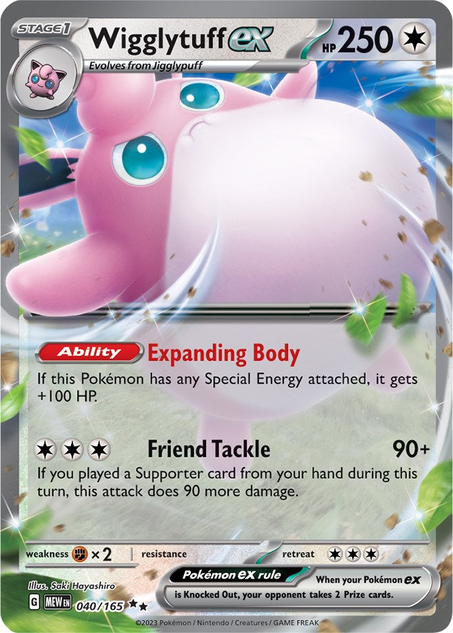 Wigglytuff ex (040/165) [Scarlet & Violet: 151] | Gear Gaming Fayetteville