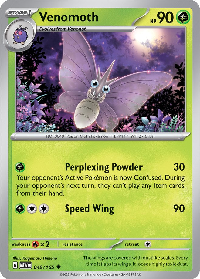 Venomoth (049/165) [Scarlet & Violet 151] | Gear Gaming Fayetteville