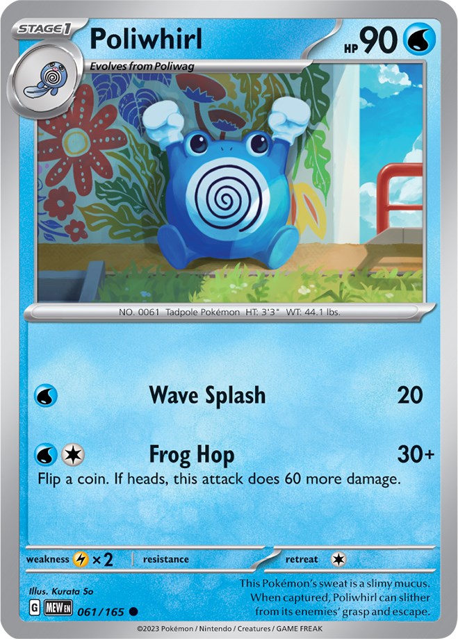 Poliwhirl (061/165) [Scarlet & Violet 151] | Gear Gaming Fayetteville